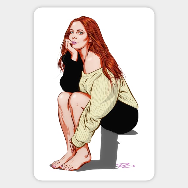 Sara Evans - An illustration by Paul Cemmick Sticker by PLAYDIGITAL2020